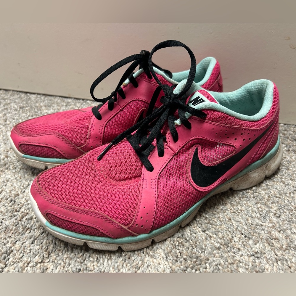 Nike Flex Experience Hot Pink Women Shoes Size 8